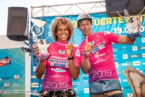 Sarah-quita Offringa And Steven Van Broeckhoven At Top - 2 - Windsurf