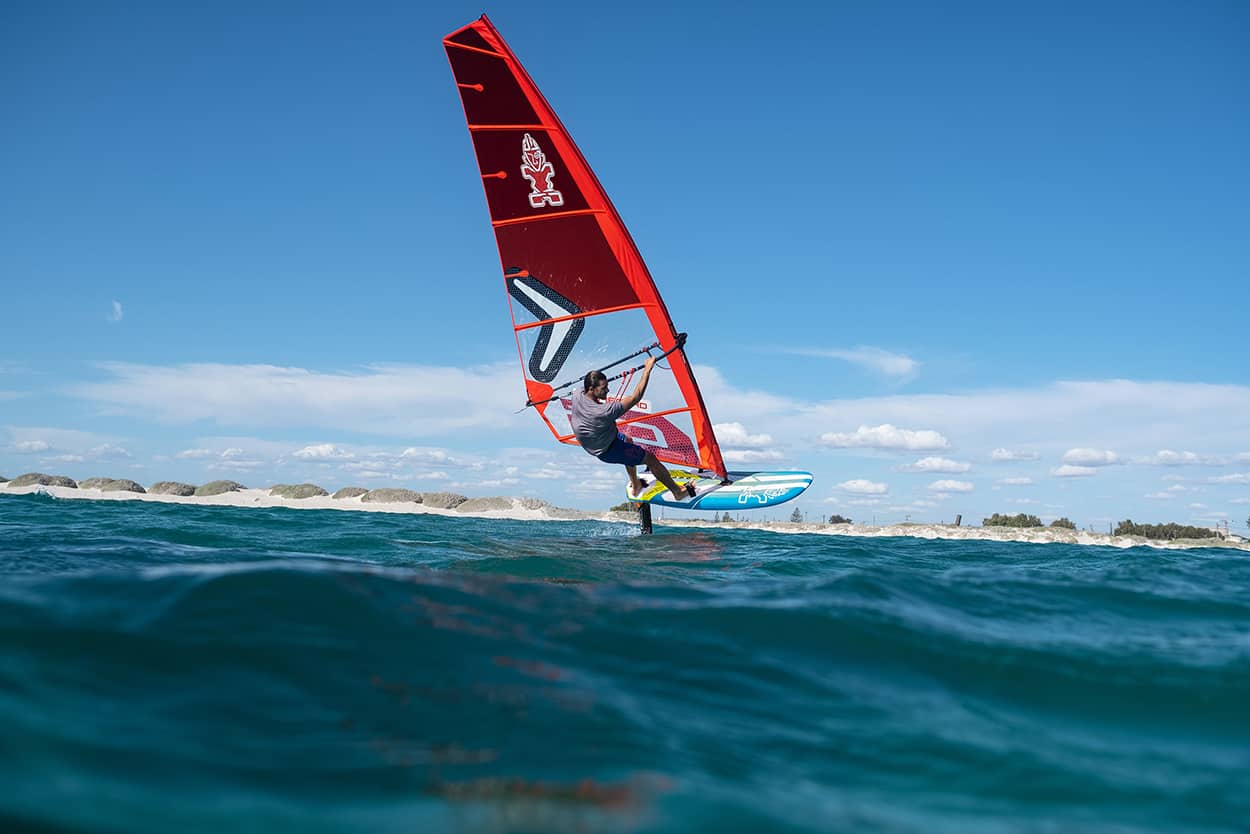 Windsurfing deals with foil