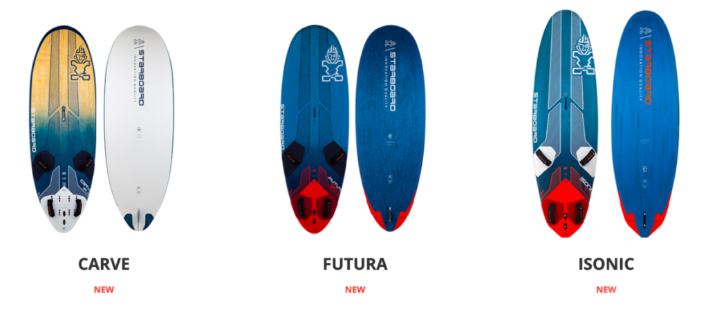 Starboard Carve Starboard Futura Starboard iSonic