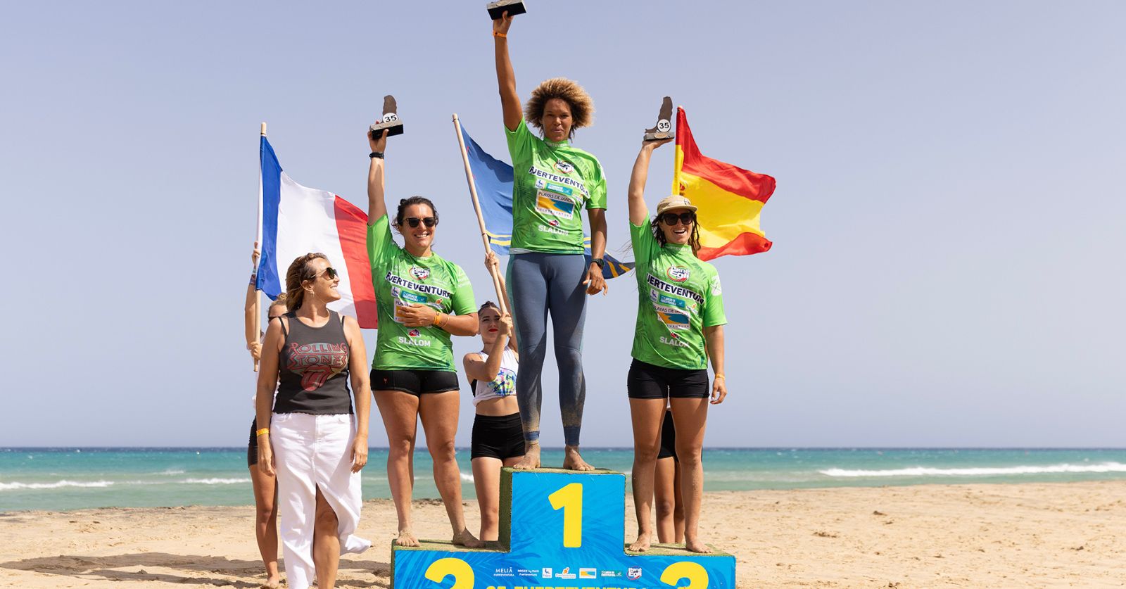 PWA Fuerte Slalom Women's podium