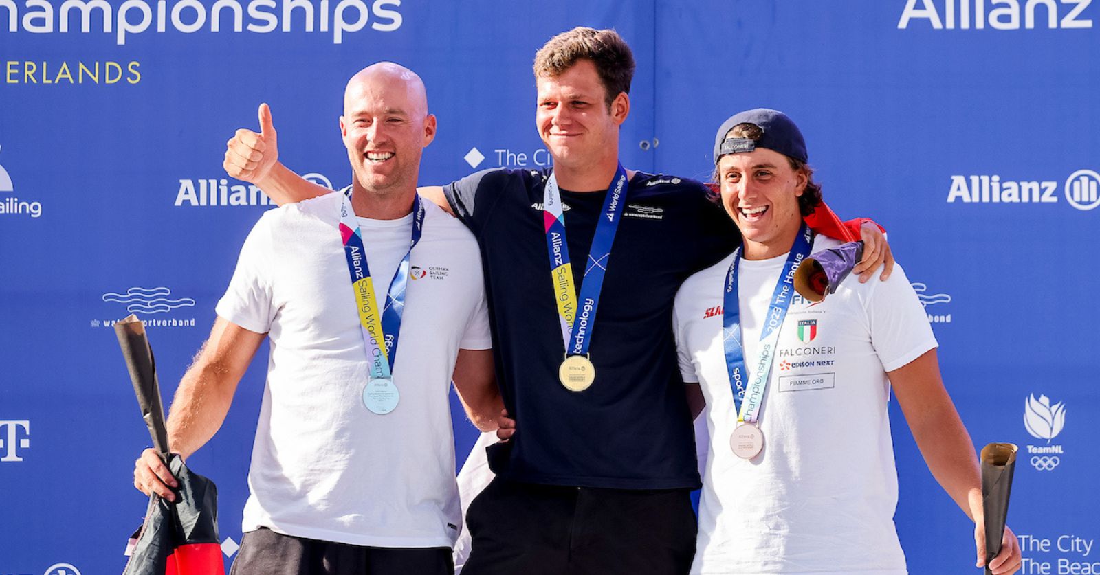 IQFoil Worlds Men's podium - 2