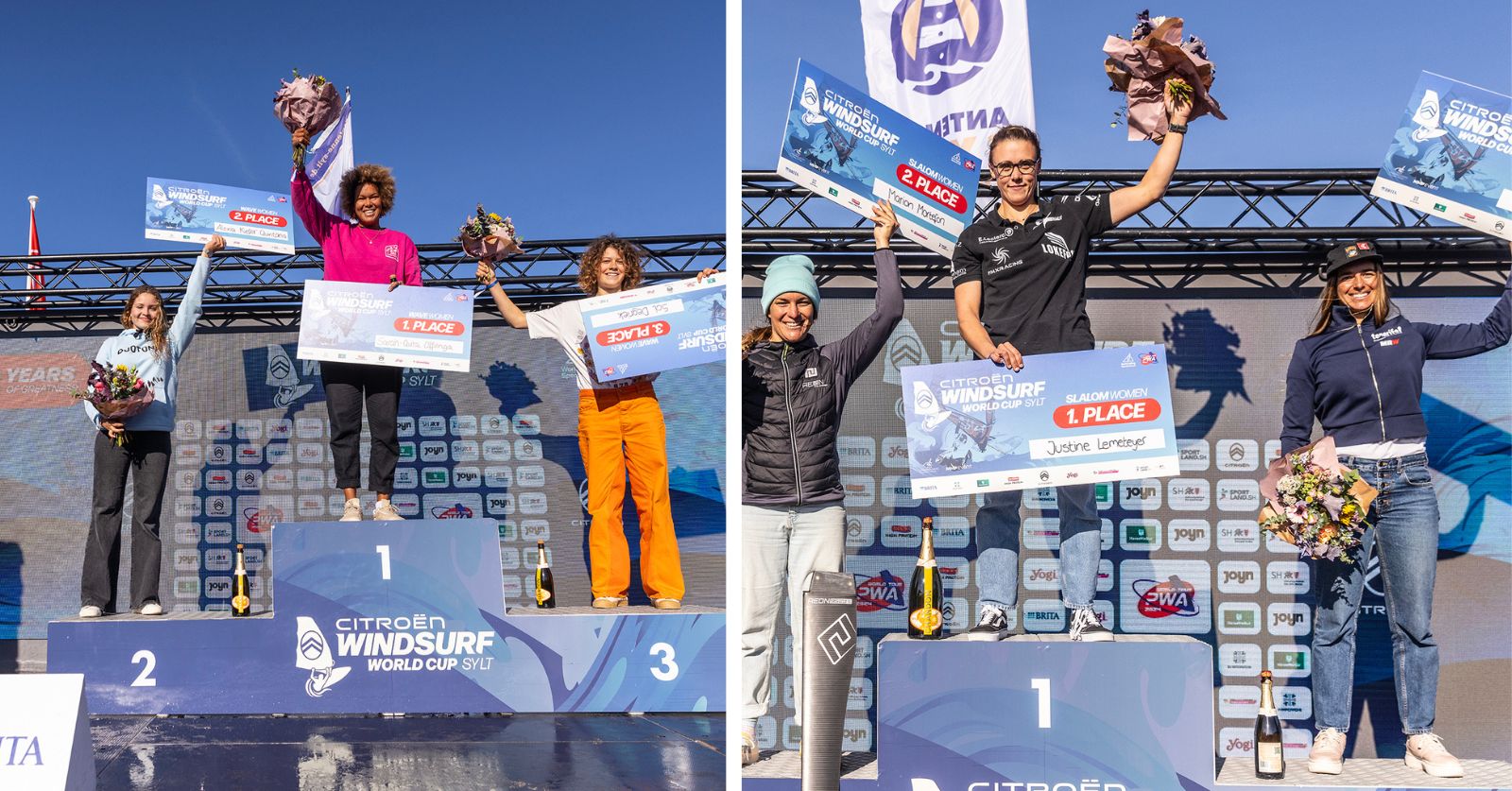 PWA Sylt podiums Slalom and Wave