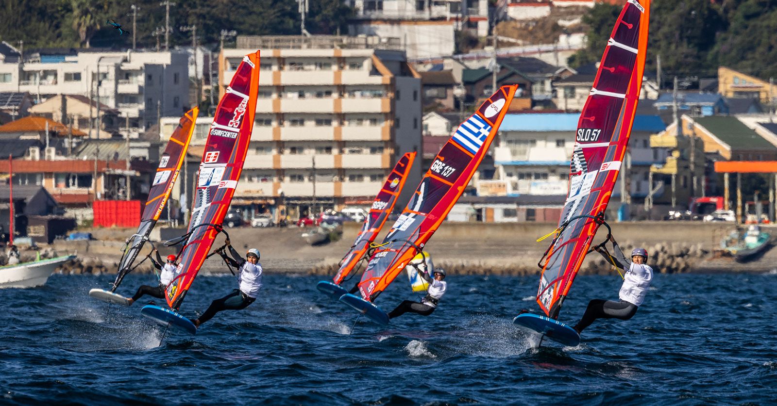 PWA Japan 2024 Womens fleet action